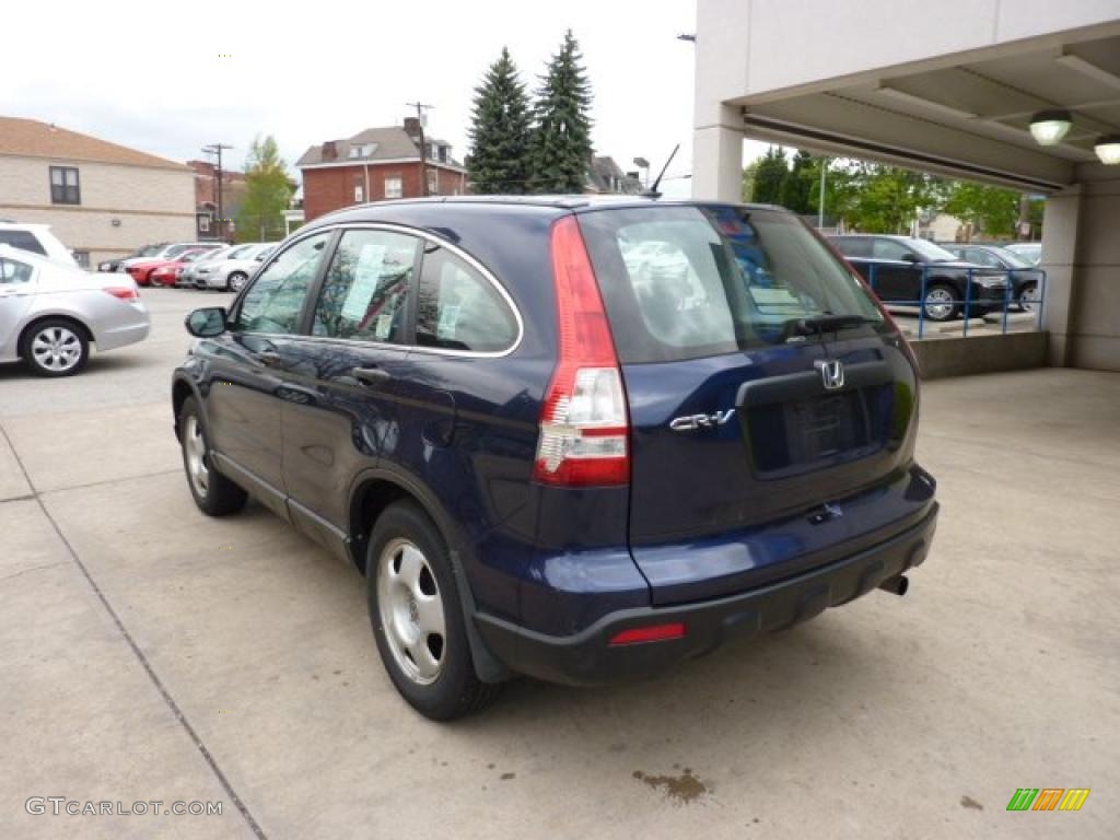 2007 CR-V LX 4WD - Royal Blue Pearl / Black photo #2