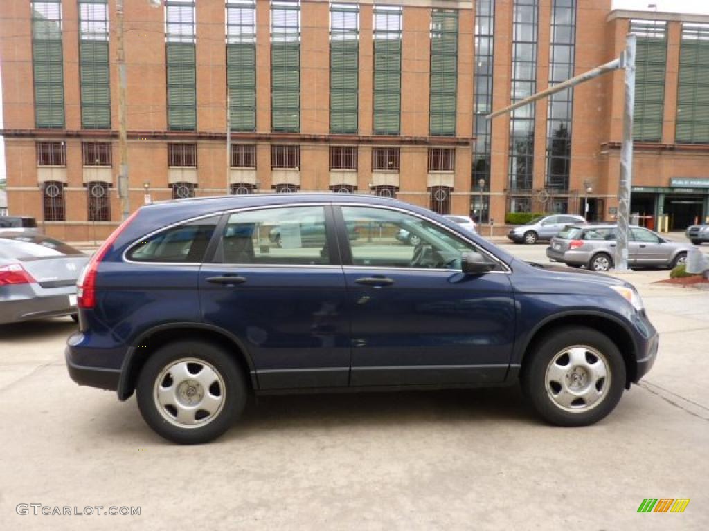 2007 CR-V LX 4WD - Royal Blue Pearl / Black photo #5