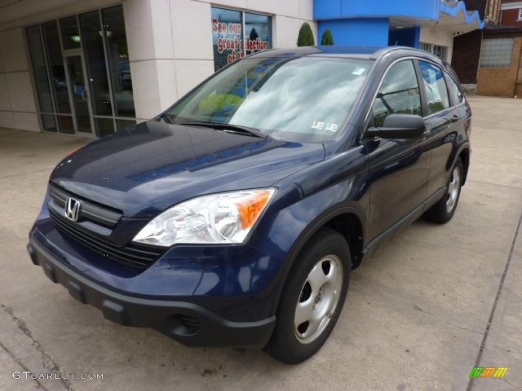 2007 CR-V LX 4WD - Royal Blue Pearl / Black photo #11