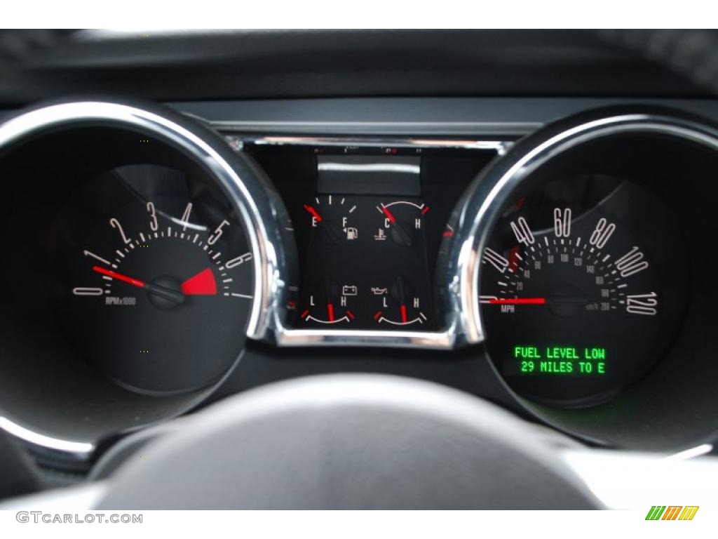 2007 Mustang V6 Premium Convertible - Black / Dark Charcoal photo #13