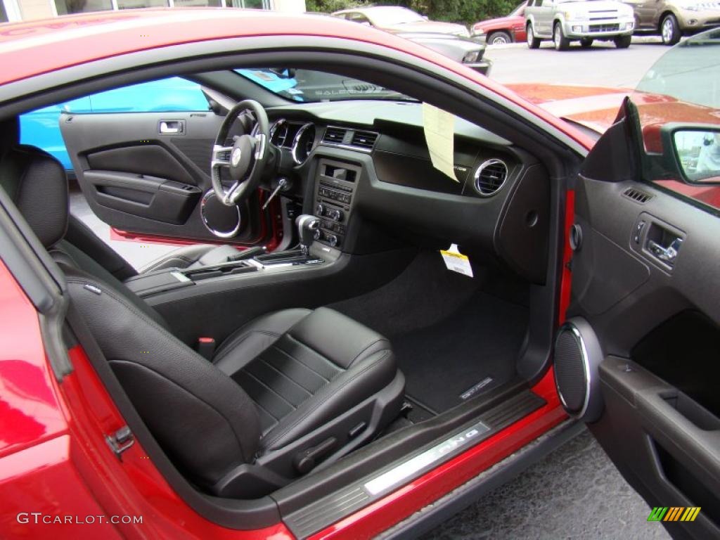 2011 Mustang GT/CS California Special Coupe - Red Candy Metallic / CS Charcoal Black/Carbon photo #12