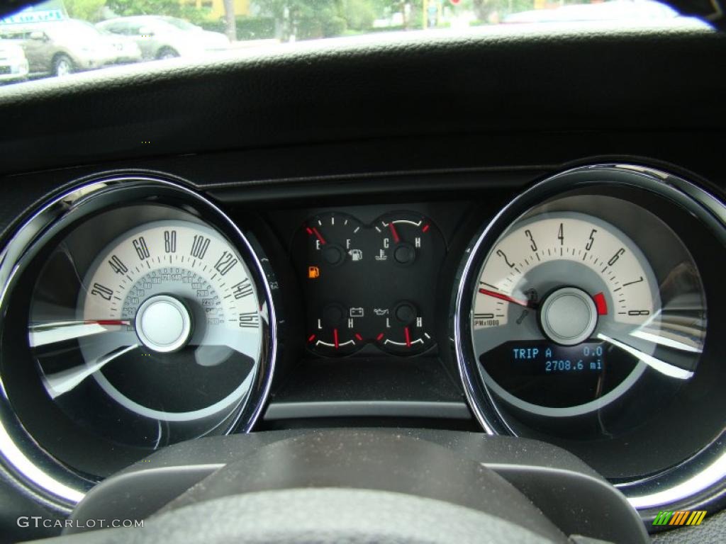 2011 Ford Mustang GT/CS California Special Coupe Gauges Photo #48627658