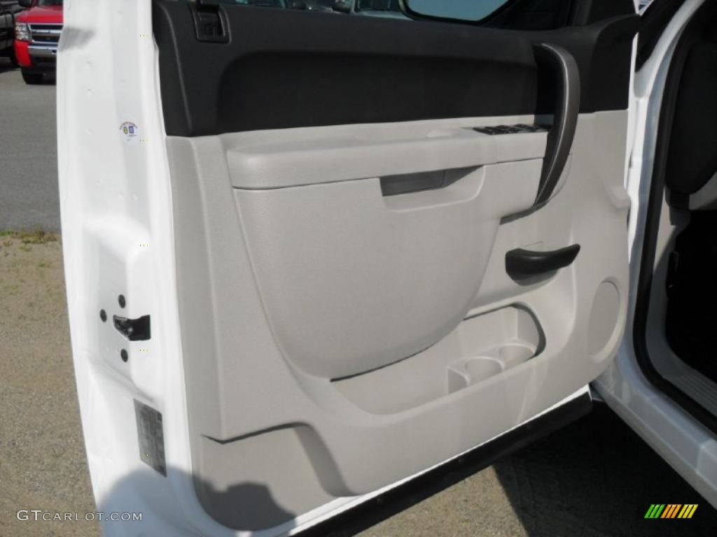 2011 Silverado 1500 LT Extended Cab 4x4 - Summit White / Light Titanium/Ebony photo #8