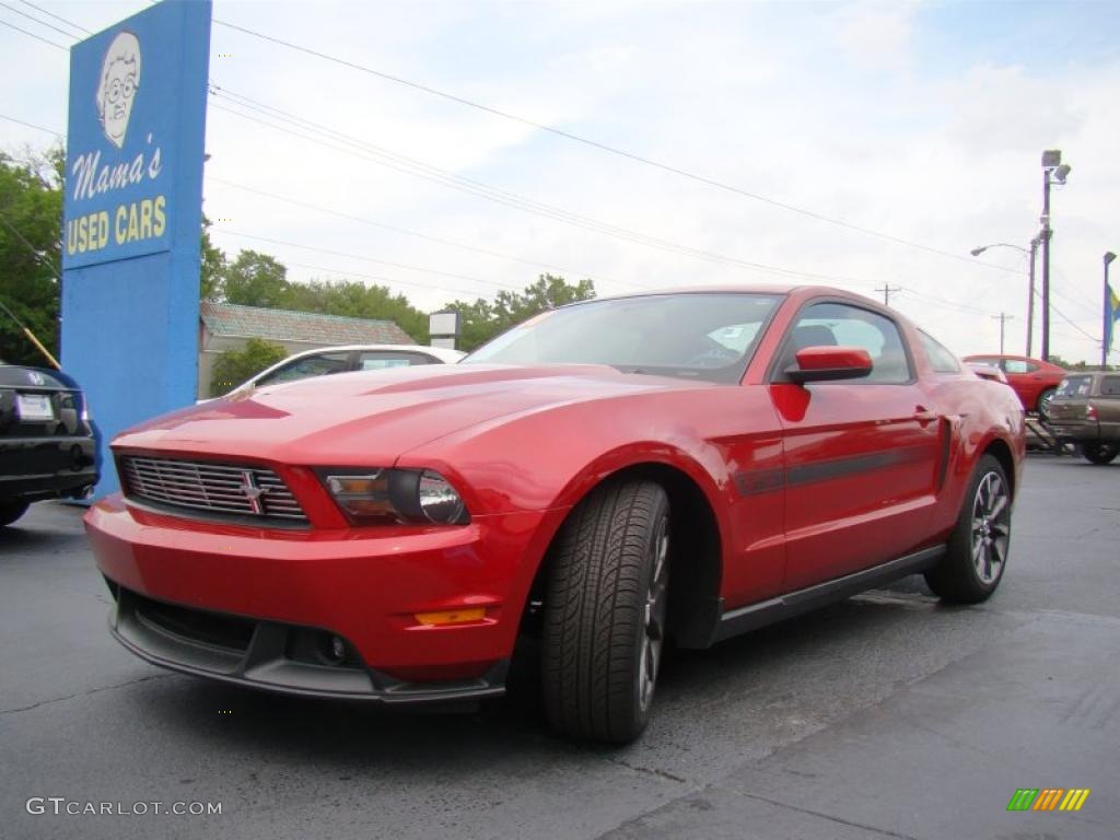 2011 Mustang GT/CS California Special Coupe - Red Candy Metallic / CS Charcoal Black/Carbon photo #31
