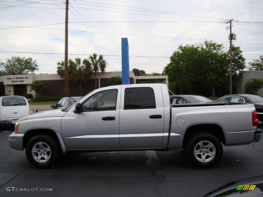 Bright Silver Metallic 2006 Dodge Dakota SLT Quad Cab Exterior Photo #48627898