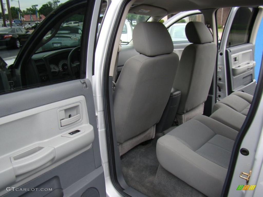 Medium Slate Gray Interior 2006 Dodge Dakota SLT Quad Cab Photo #48627985