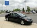 2008 Nighthawk Black Pearl Honda Civic LX Coupe  photo #3