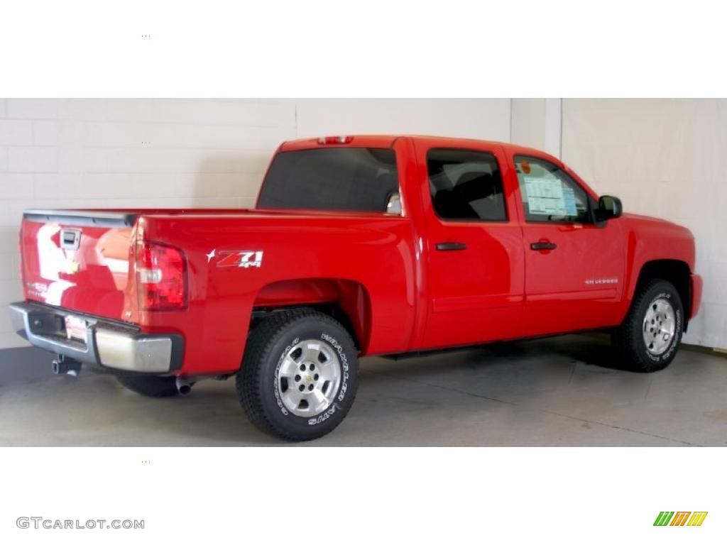 2011 Silverado 1500 LT Crew Cab 4x4 - Victory Red / Ebony photo #3