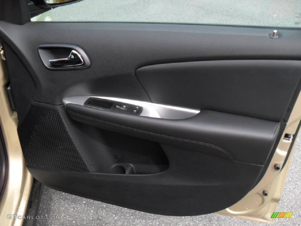 2011 Dodge Journey Mainstreet AWD Black Door Panel Photo #48630507