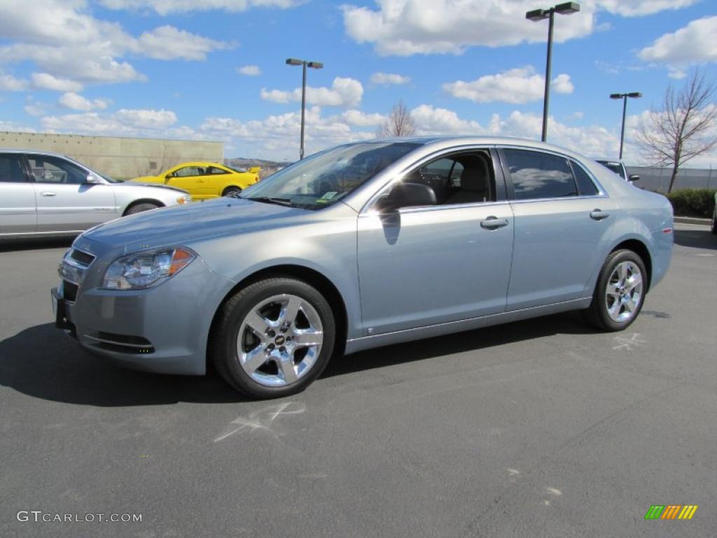 Golden Pewter Metallic 2009 Chevrolet Malibu LS Sedan Exterior Photo #48632042