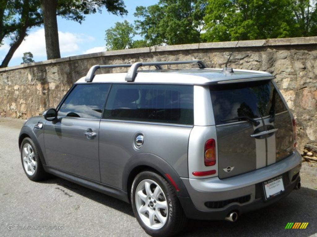 2009 Cooper S Clubman - Dark Silver Metallic / Checkered Carbon Black/Black photo #6