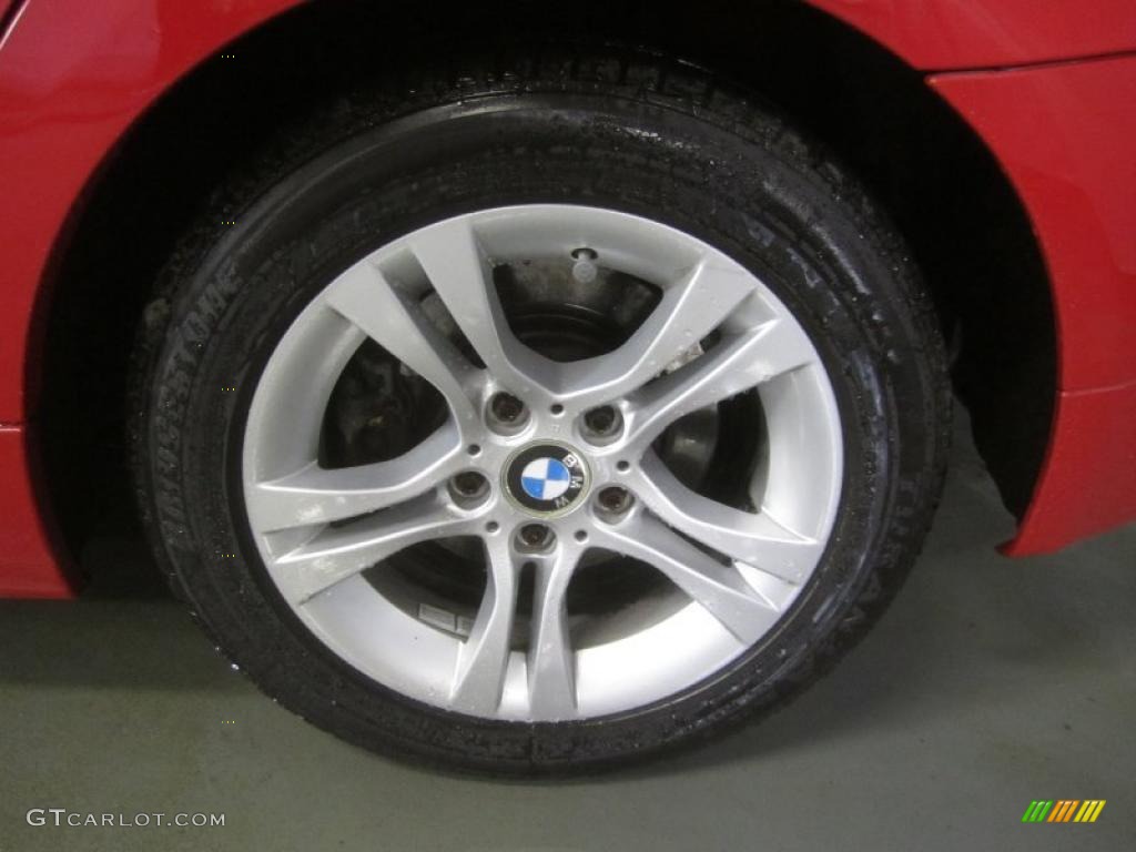 2008 3 Series 328xi Sedan - Crimson Red / Beige photo #9