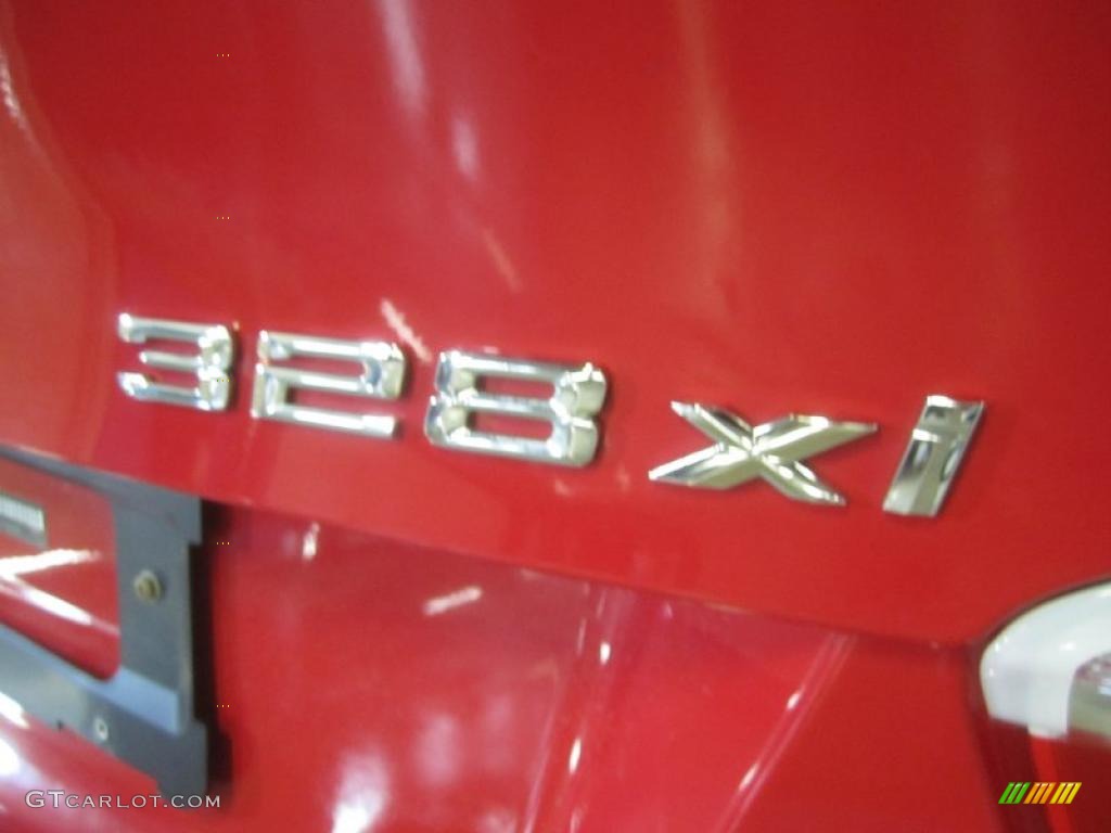 2008 3 Series 328xi Sedan - Crimson Red / Beige photo #14