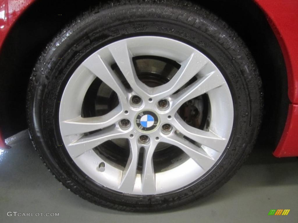 2008 3 Series 328xi Sedan - Crimson Red / Beige photo #16