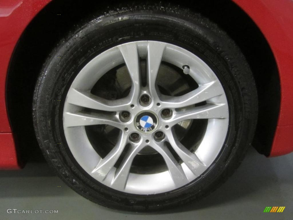 2008 3 Series 328xi Sedan - Crimson Red / Beige photo #17