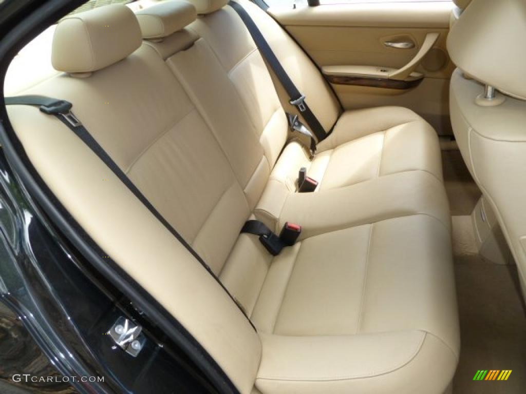 2008 3 Series 335i Sedan - Black Sapphire Metallic / Beige photo #18