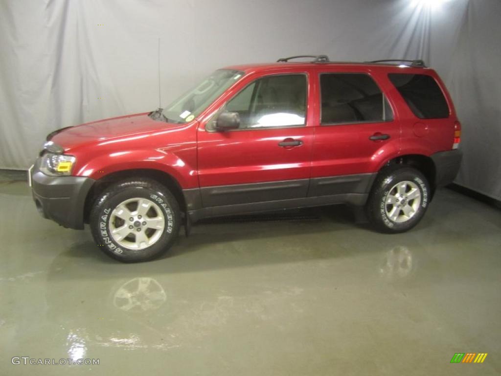 2006 Escape XLT V6 4WD - Redfire Metallic / Medium/Dark Flint photo #3