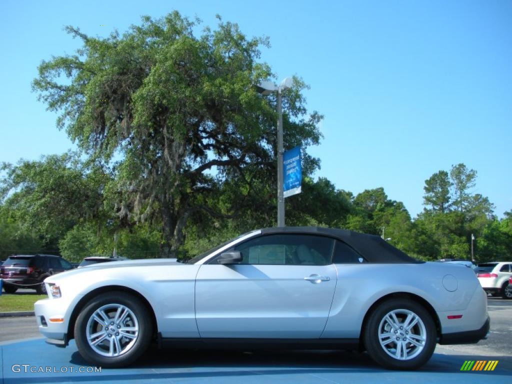 Ingot Silver Metallic 2012 Ford Mustang V6 Convertible Exterior Photo #48633812