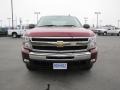 2009 Deep Ruby Red Metallic Chevrolet Silverado 1500 LT Z71 Crew Cab 4x4  photo #3