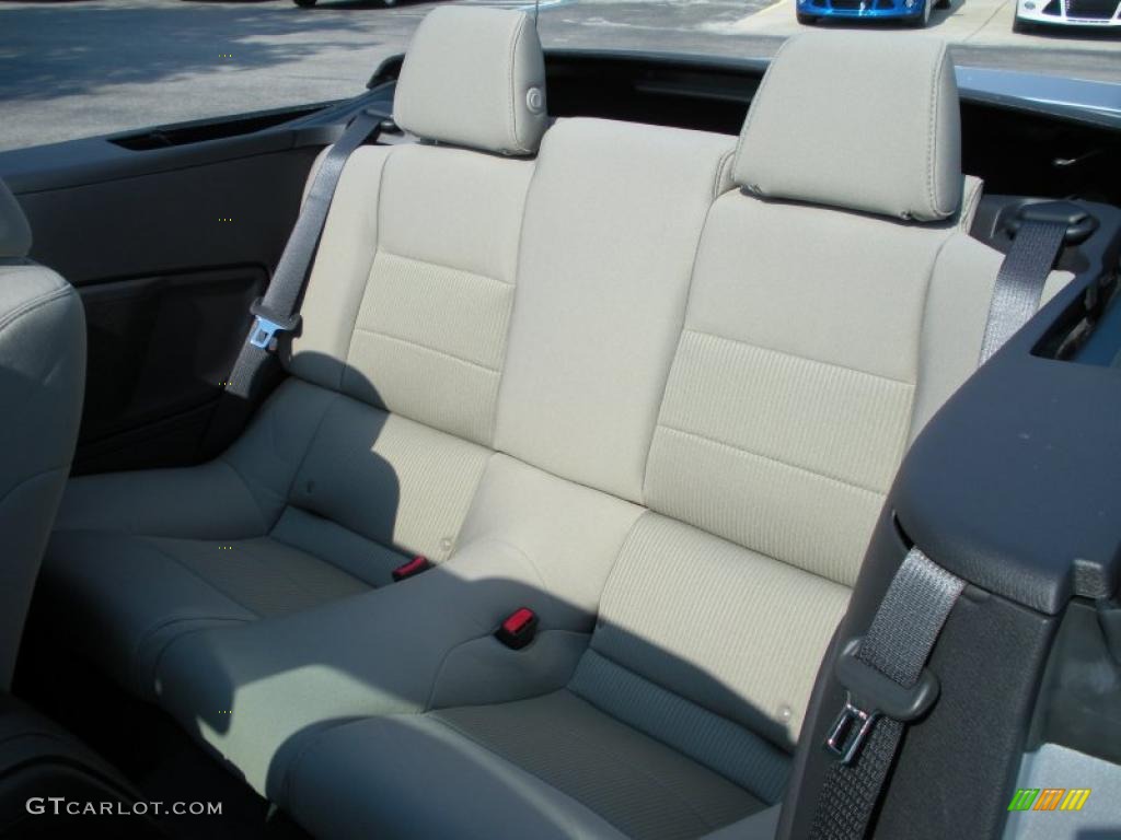 Stone Interior 2012 Ford Mustang V6 Convertible Photo #48633890