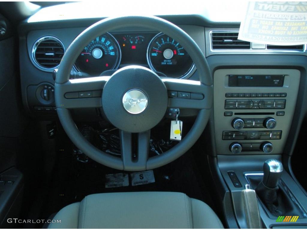 2012 Ford Mustang V6 Convertible Stone Dashboard Photo #48633905
