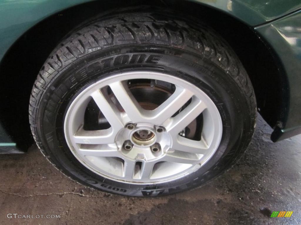 2001 Focus SE Sedan - Rainforest Green Metallic / Medium Pebble photo #17