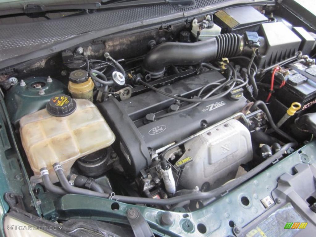 2001 Ford Focus SE Sedan 2.0 Liter DOHC 16 Valve Zetec 4 Cylinder Engine Photo #48635804
