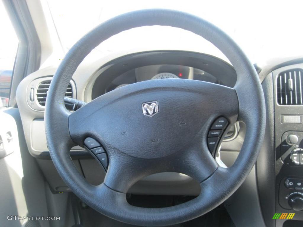 2005 Dodge Caravan SE Medium Slate Gray Steering Wheel Photo #48635822