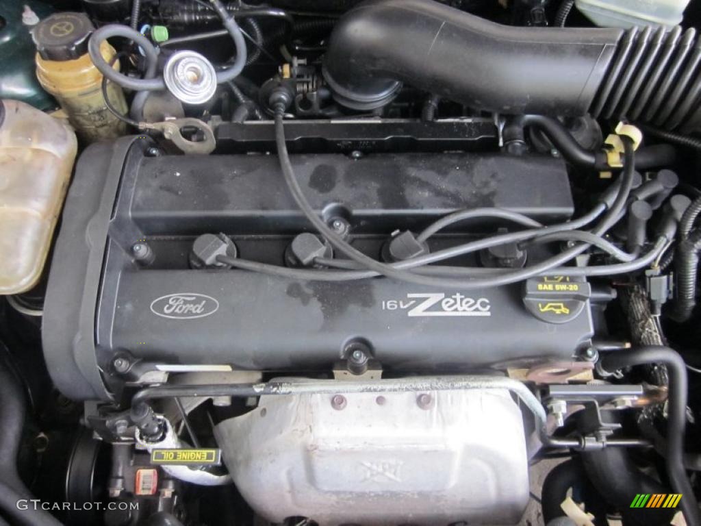 2001 Ford Focus SE Sedan 2.0 Liter DOHC 16 Valve Zetec 4 Cylinder Engine Photo #48635828