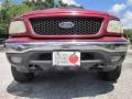 2002 Bright Red Ford F150 XL SuperCab 4x4  photo #2