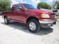 2002 Bright Red Ford F150 XL SuperCab 4x4  photo #3
