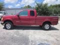 2002 Bright Red Ford F150 XL SuperCab 4x4  photo #7