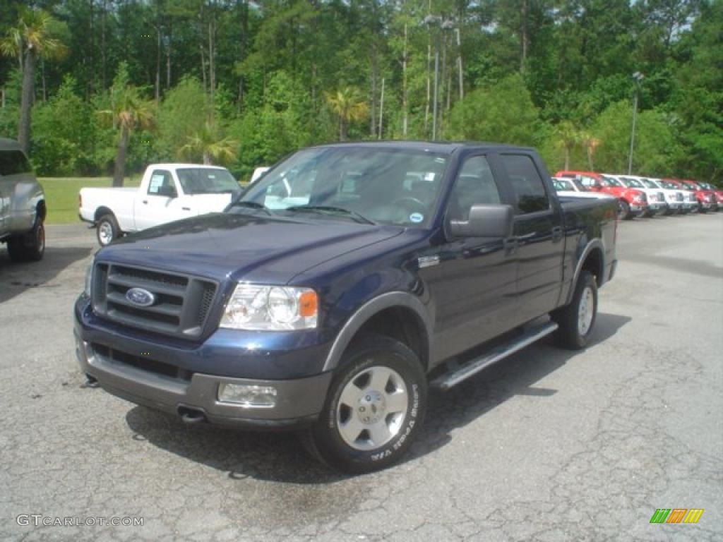 True Blue Metallic Ford F150