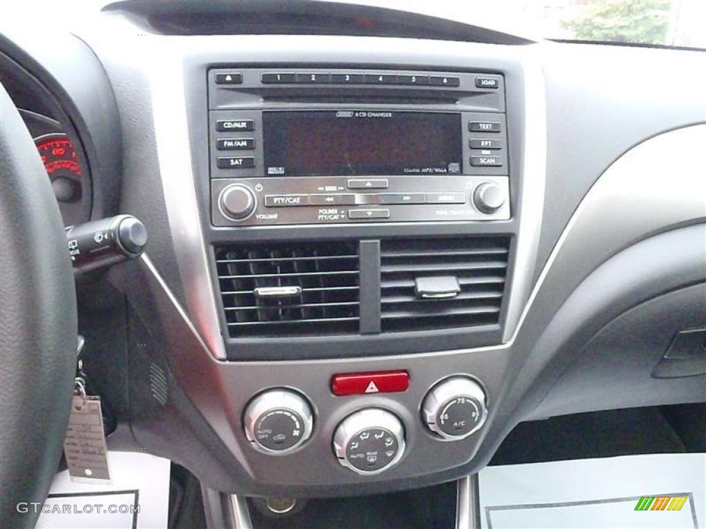 2009 Impreza WRX STi - Obsidian Black Pearl / Graphite Gray Alcantara/Carbon Black Leather photo #6