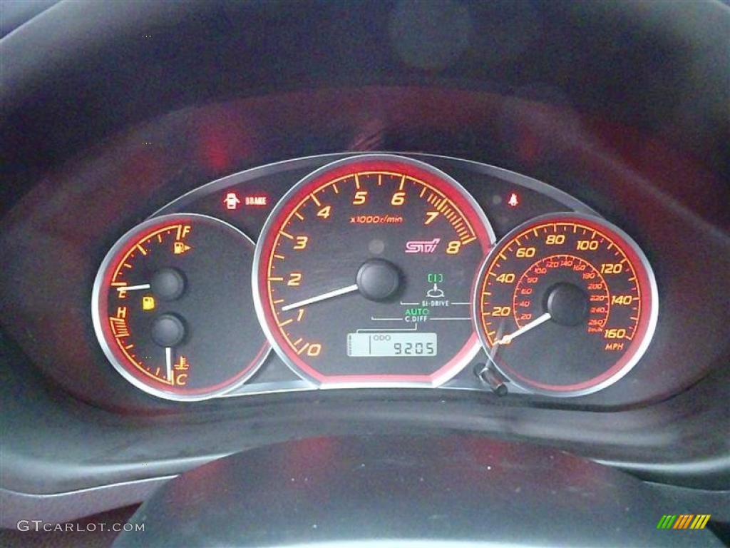 2009 Subaru Impreza WRX STi Gauges Photo #48638409