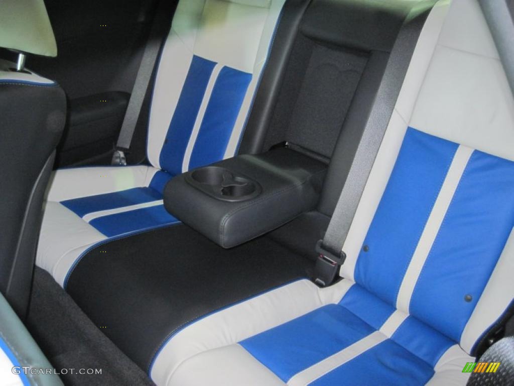 Pearl White/Blue Interior 2011 Dodge Challenger SRT8 392 Inaugural Edition Photo #48638814