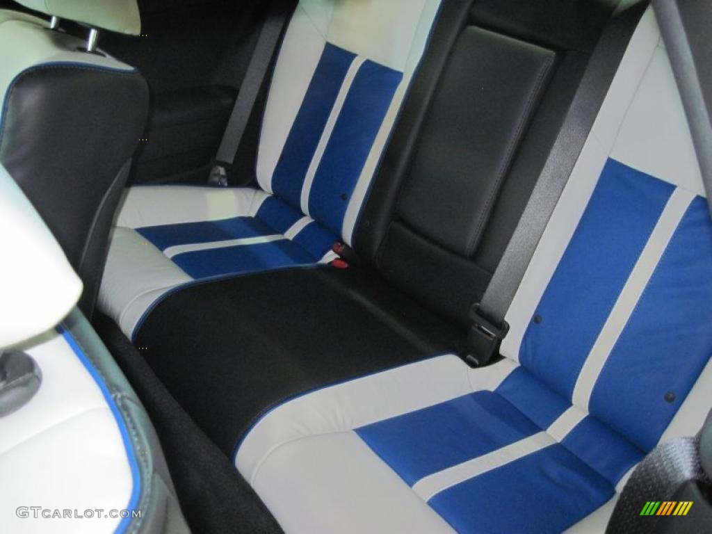 Pearl White/Blue Interior 2011 Dodge Challenger SRT8 392 Inaugural Edition Photo #48638820