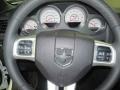 2011 Dodge Challenger Pearl White/Blue Interior Steering Wheel Photo