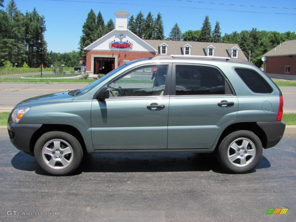 Royal Jade Green 2006 Kia Sportage LX Exterior Photo #48639159