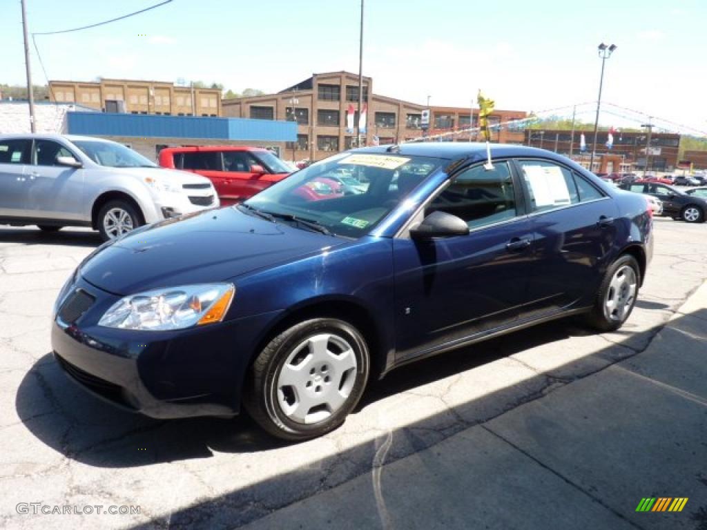 2008 G6 Value Leader Sedan - Midnight Blue Metallic / Ebony Black photo #5