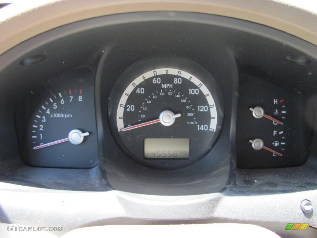 2006 Kia Sportage LX Gauges Photo #48639315
