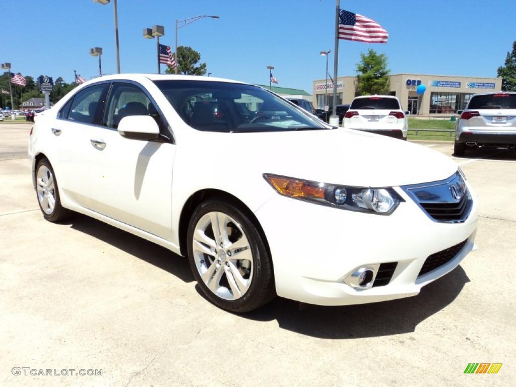 Premium White Pearl 2011 Acura TSX V6 Sedan Exterior Photo #48639336