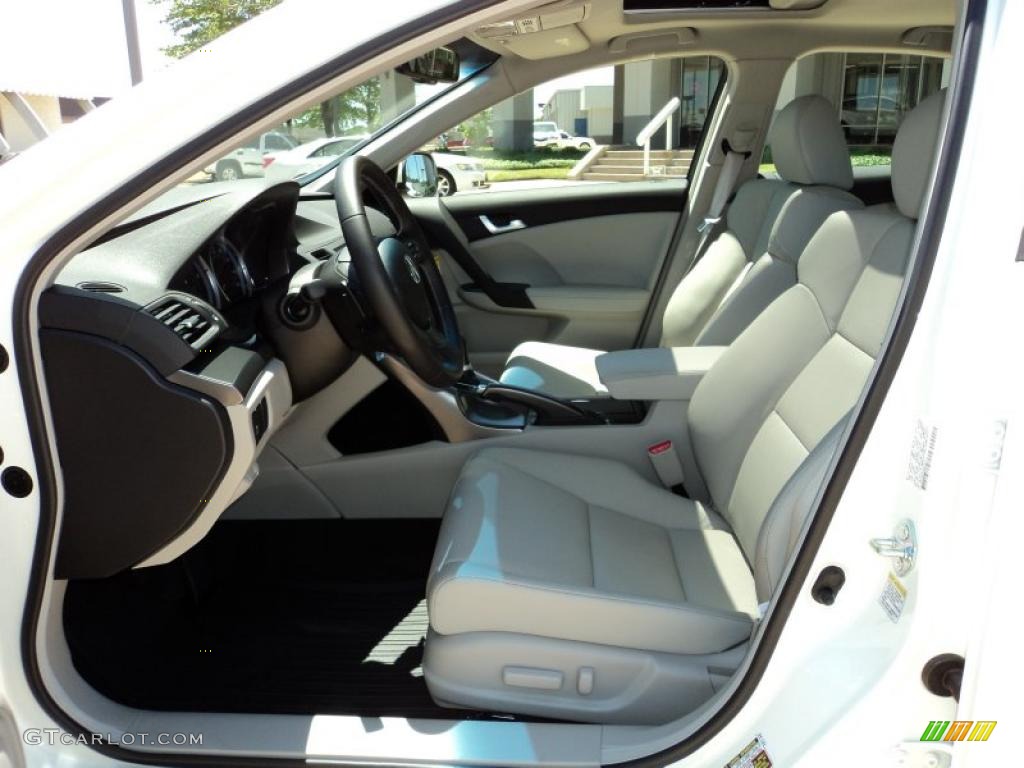 Taupe Interior 2011 Acura TSX V6 Sedan Photo #48639420