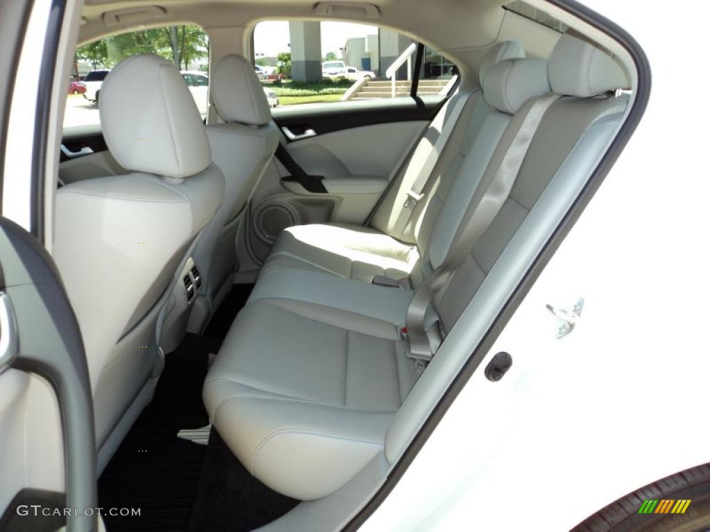Taupe Interior 2011 Acura TSX V6 Sedan Photo #48639432