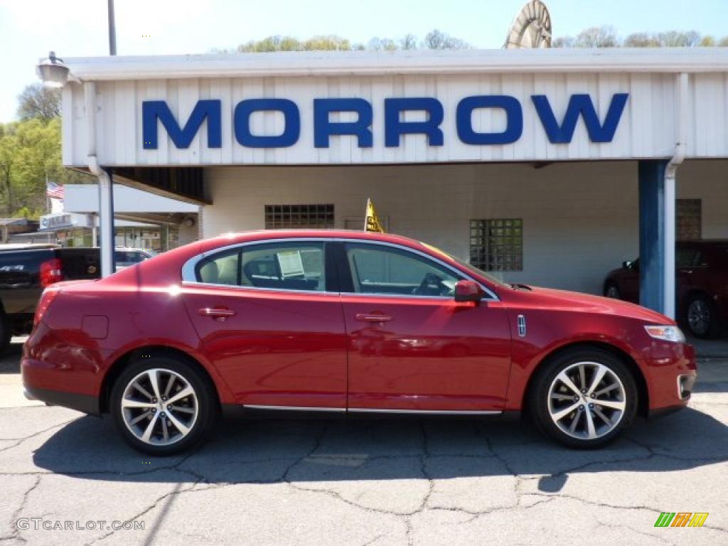 2009 MKS AWD Sedan - Sangria Red Metallic / Cashmere photo #1