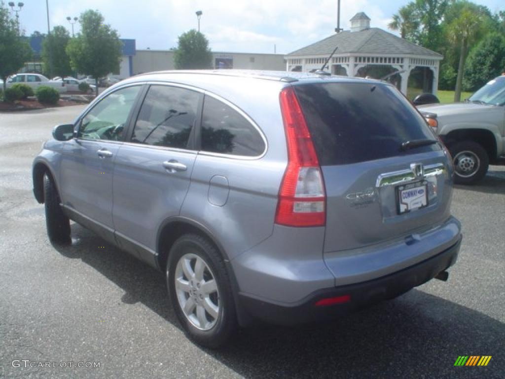 2007 CR-V EX-L - Glacier Blue Metallic / Gray photo #9