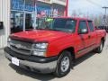 2003 Victory Red Chevrolet Silverado 1500 Extended Cab  photo #1