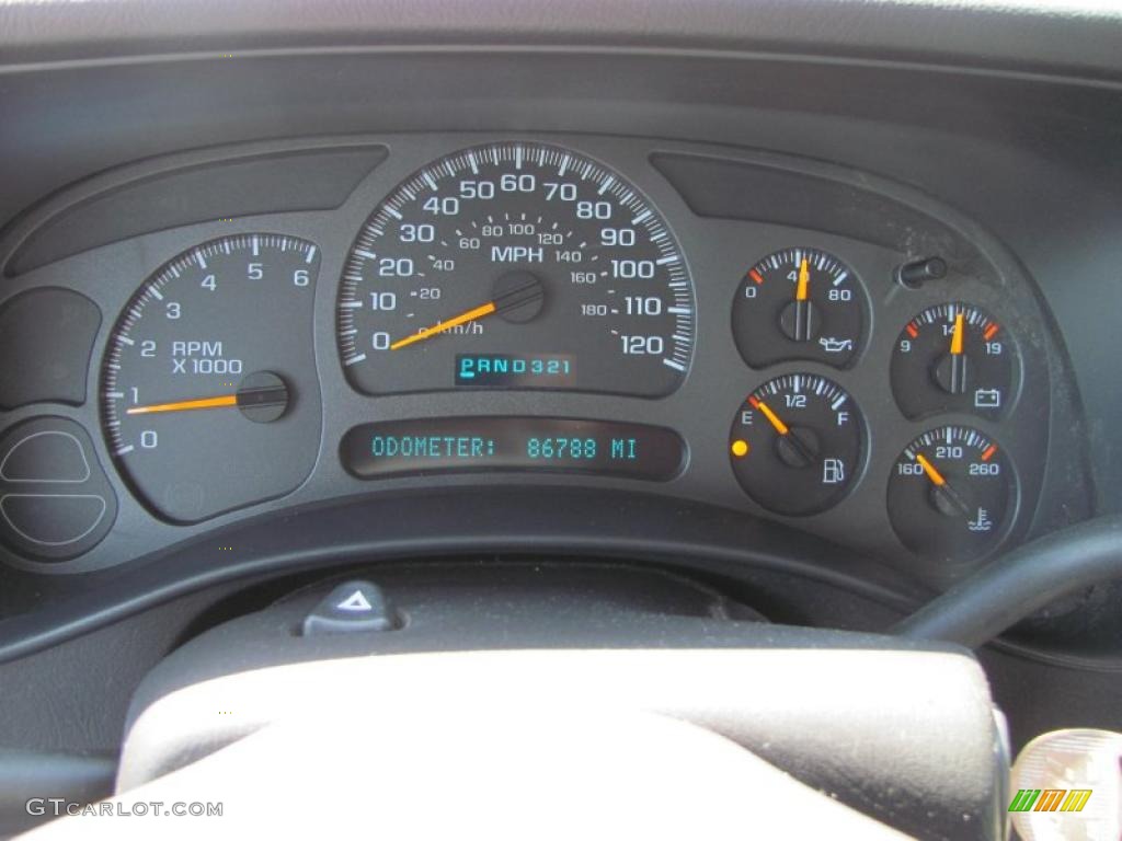 2003 Chevrolet Silverado 1500 Extended Cab Gauges Photo #48640620