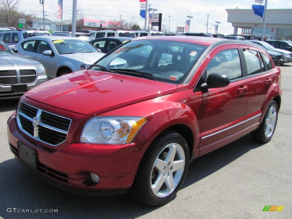 Inferno Red Crystal Pearl 2008 Dodge Caliber R/T AWD Exterior Photo #48641136