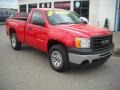 2009 Fire Red GMC Sierra 1500 Work Truck Regular Cab 4x4  photo #18